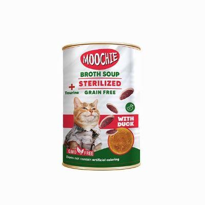 Moochie Kısırlaştırılmış Kediler İçin Ördekli Kedi Çorbası 135 ML | SRC: Barcode: 8859710205685